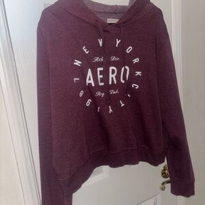 AEROPOSTALE Pullover Crop
Hoodie Womens Size XL